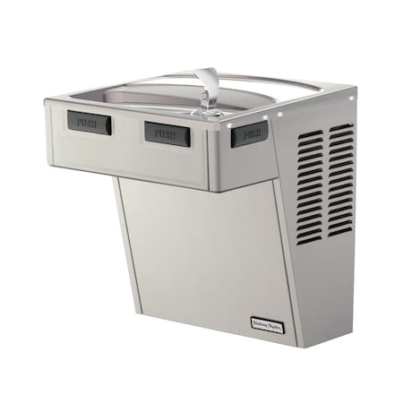 Elkay Halsey Taylor Wall Mount Greenspec Ada Cooler Filtered 8 Gph Stainless HACG8SS-WF